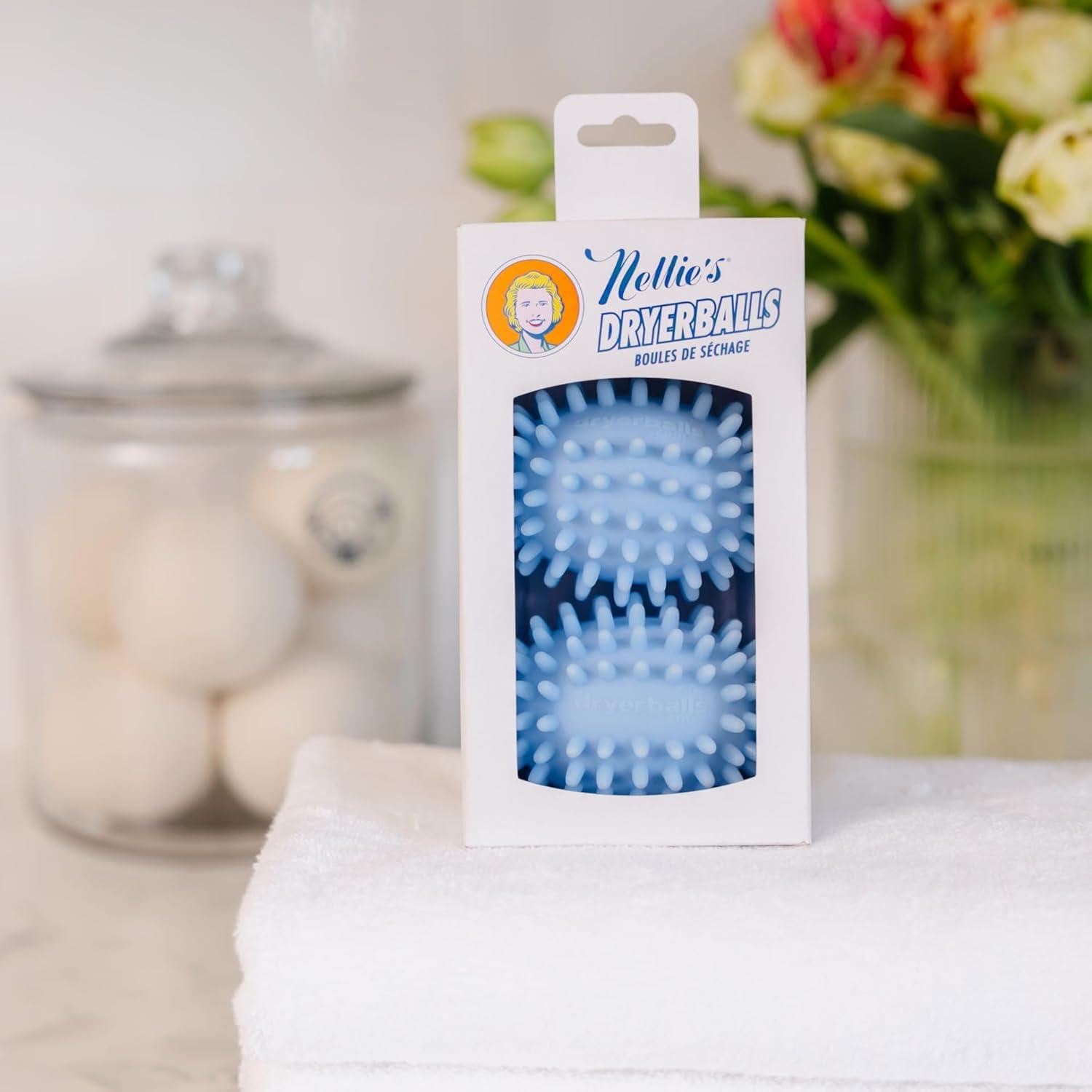 image:imageNellies Dryerballs EcoConscious Laundry Dryer Balls Softens Fabrics Reduces Wrinkles and Shortens Drying Time Dryer Sheet Alternative 2 Pack Made in Canada