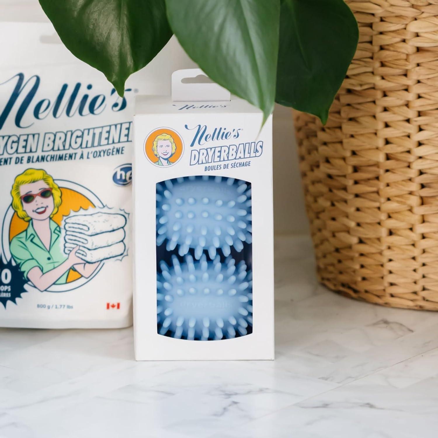 image:imageNellies Dryerballs EcoConscious Laundry Dryer Balls Softens Fabrics Reduces Wrinkles and Shortens Drying Time Dryer Sheet Alternative 2 Pack Made in Canada