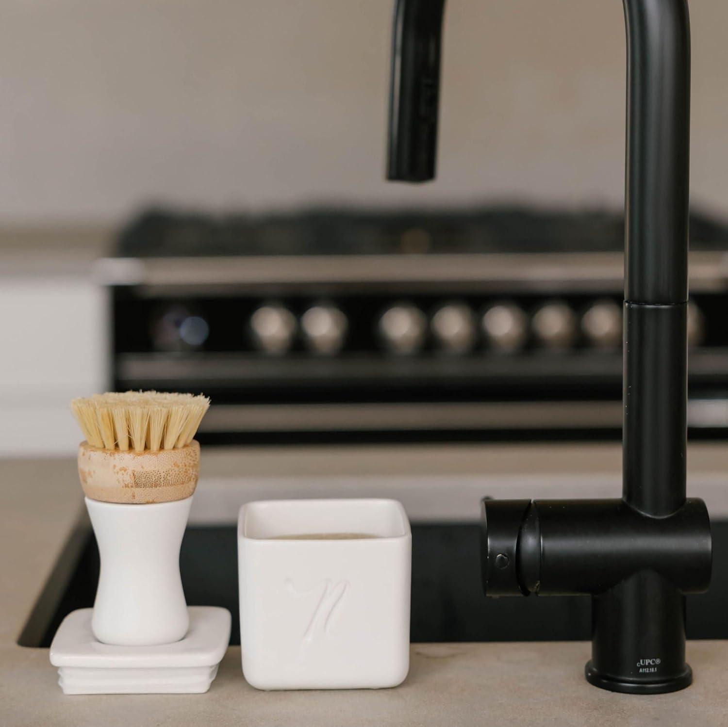image:imageNellies Forever Brush Ultimate BristleBrush for Dishwashing Durable Handle Versatile Scrubbing Power Replaceable Brush Head LongLasting Design Practical Kitchen Essential