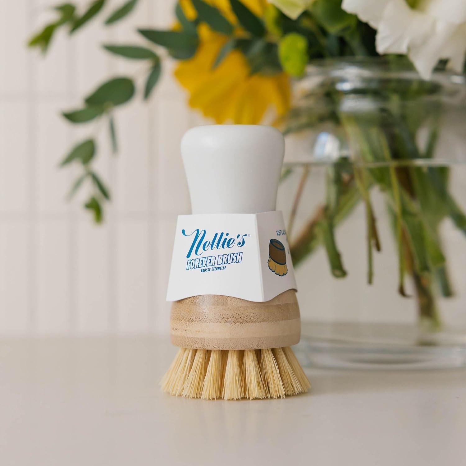 image:imageNellies Forever Brush Ultimate BristleBrush for Dishwashing Durable Handle Versatile Scrubbing Power Replaceable Brush Head LongLasting Design Practical Kitchen Essential