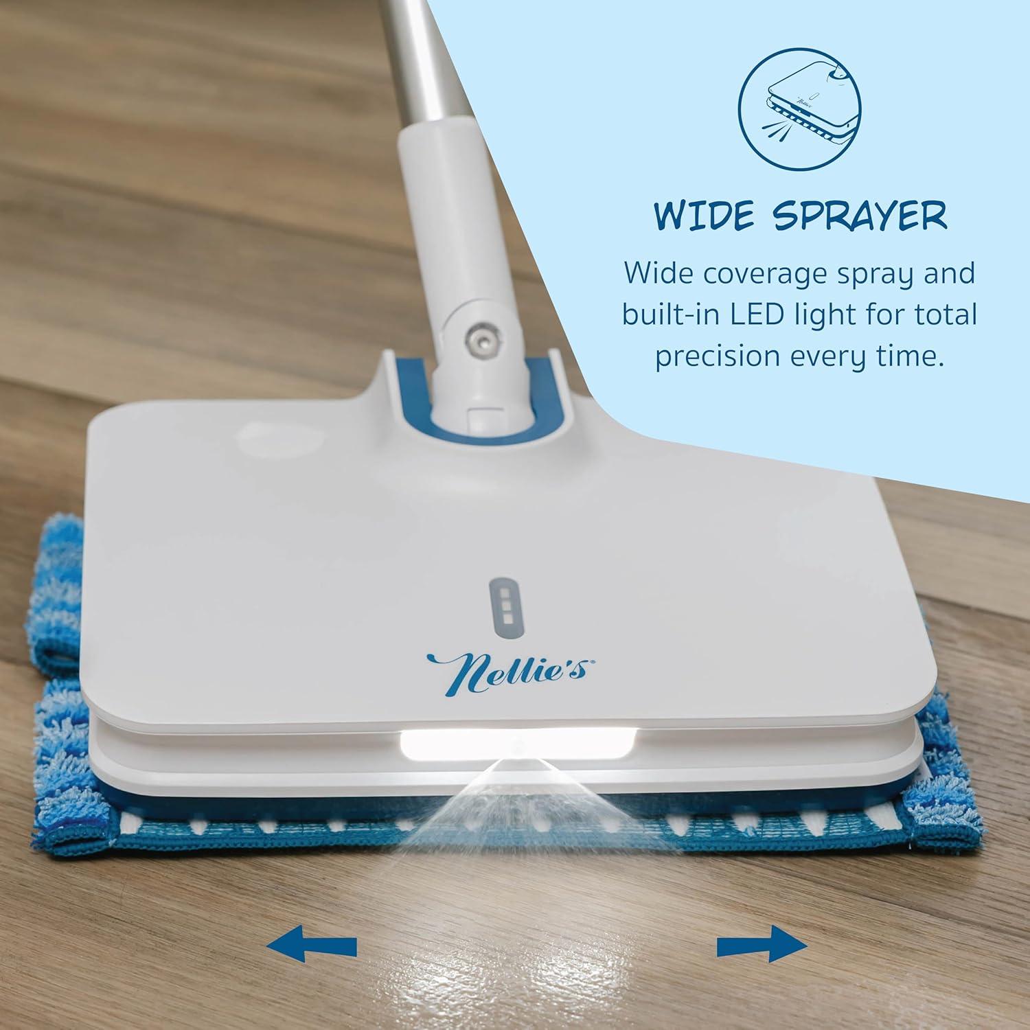 image:imageWow Too Mop Rechargeable Spray Mop with Adjustable Handle amp Builtin Water Tank LED Light for Spotless Cleaning Cordless Battery Powered amp Easy to Use Ideal for All Floor Types