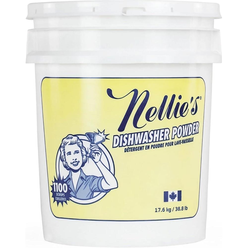 image:imageNellies Dishwasher Powder 50 Load PlantBased Dishwasher Detergent Septic Safe FragranceFree Easily Penetrates Grease amp Food Particles PhosphateFree Made in Canada6208 Ounce Pack of 1