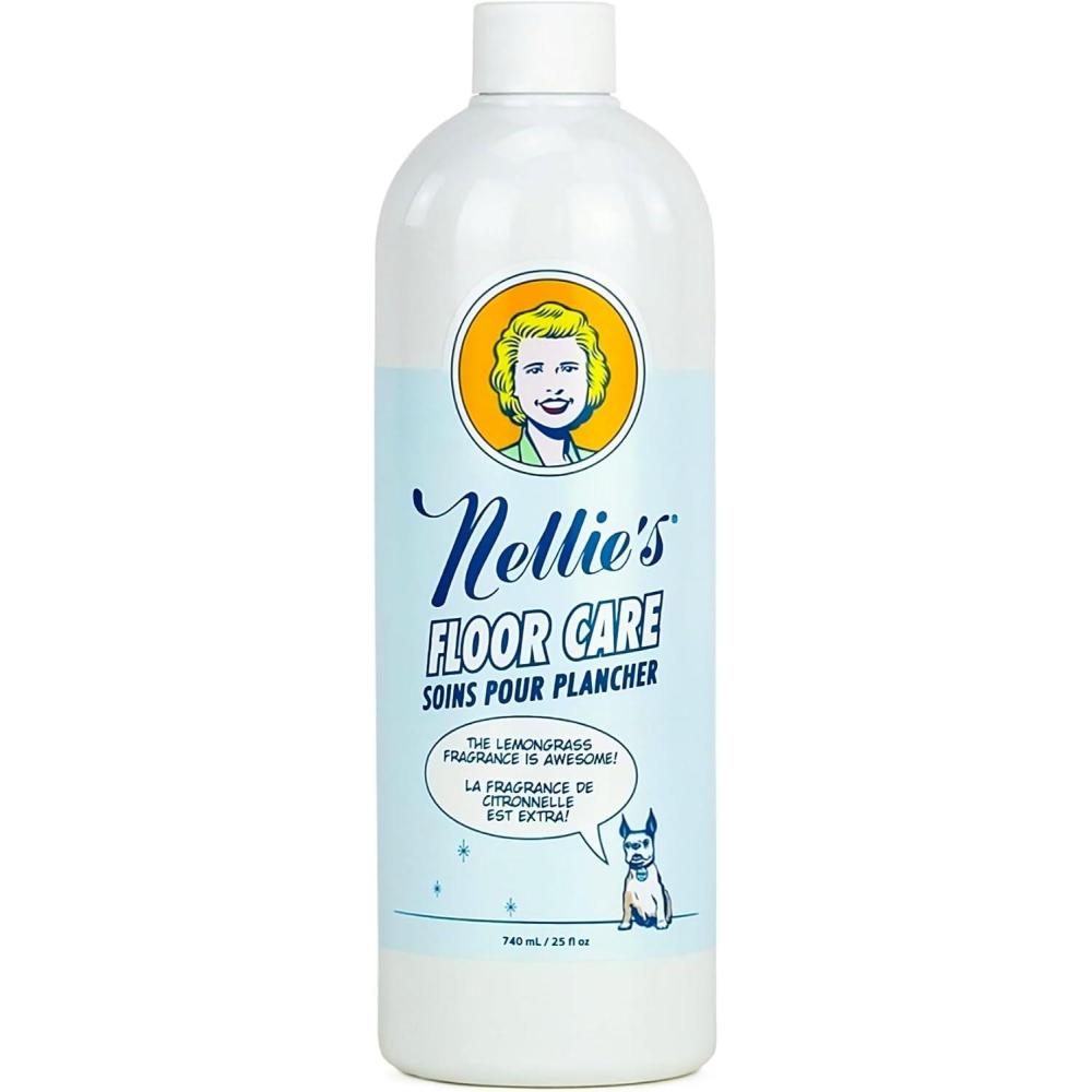 image:imageNellies Floor Care  PlantBased Floor Cleaner for Hardwood Tile Ceramic and More  Effectively Lifts Dirt and Odors  Fresh Lemongrass Scent 25 fl oz  Made in Canada25 Fl Oz Pack of 1
