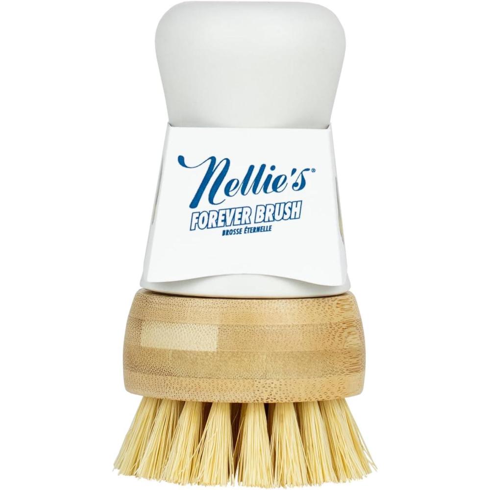image:imageNellies Forever Brush Ultimate BristleBrush for Dishwashing Durable Handle Versatile Scrubbing Power Replaceable Brush Head LongLasting Design Practical Kitchen Essential