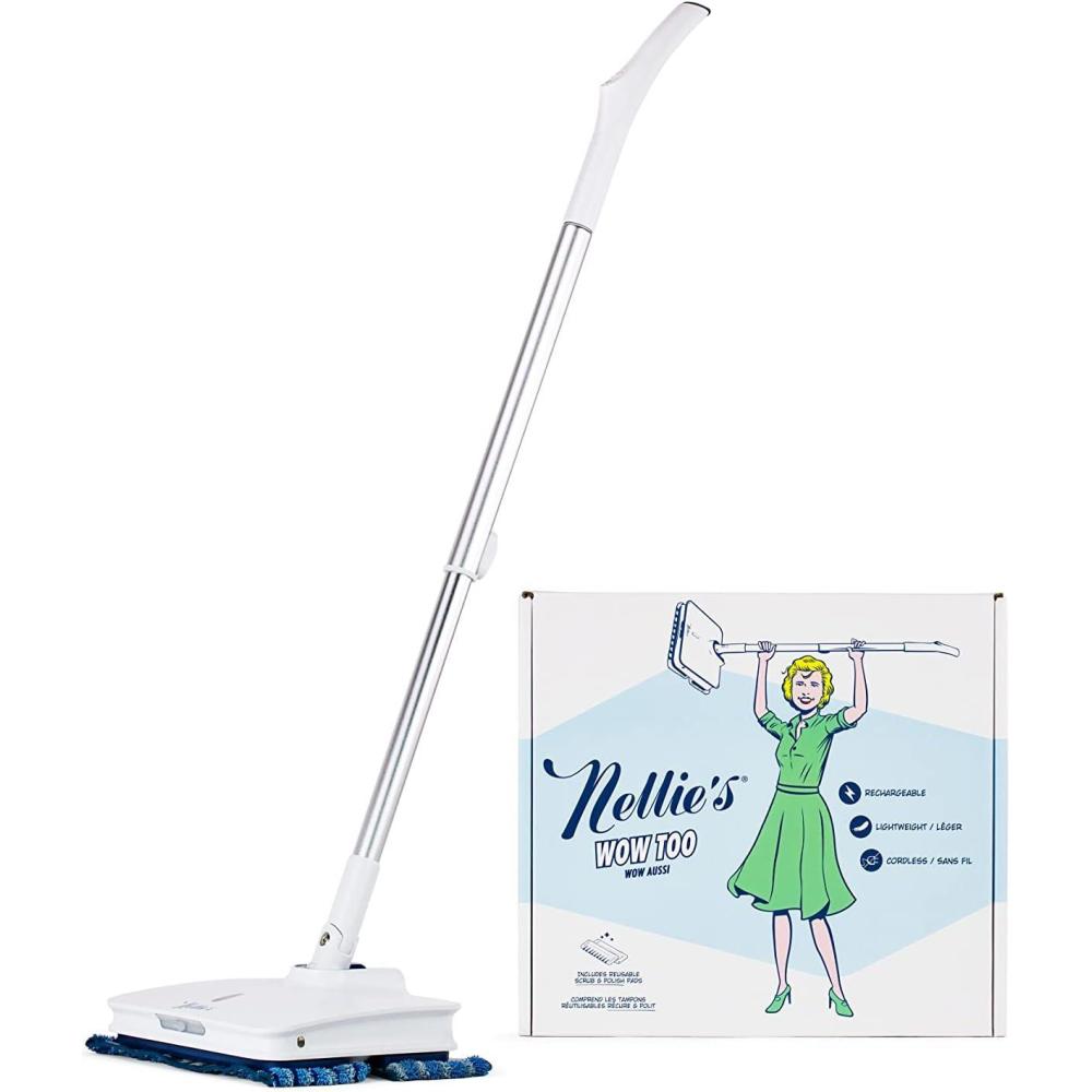 image:imageWow Too Mop Rechargeable Spray Mop with Adjustable Handle amp Builtin Water Tank LED Light for Spotless Cleaning Cordless Battery Powered amp Easy to Use Ideal for All Floor Types