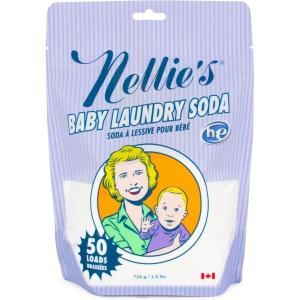 Nellie’s Baby Powder Laundry Pouch Safe for Infants’ Sensitive Skin, Non-Toxic, 1.6 Pound(50 Load – Pouch)