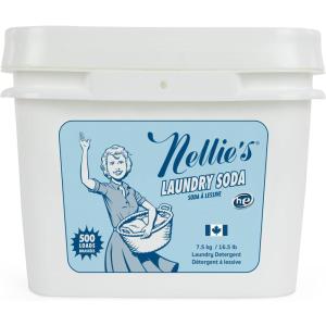 Nellie’s Laundry Soda – Concentrated Laundry Detergent Powder – 50 Loads – Gentle on Skin and Environment – Fragrance-Free – (Made in Canada)(280 Ounce (Pack of 1))